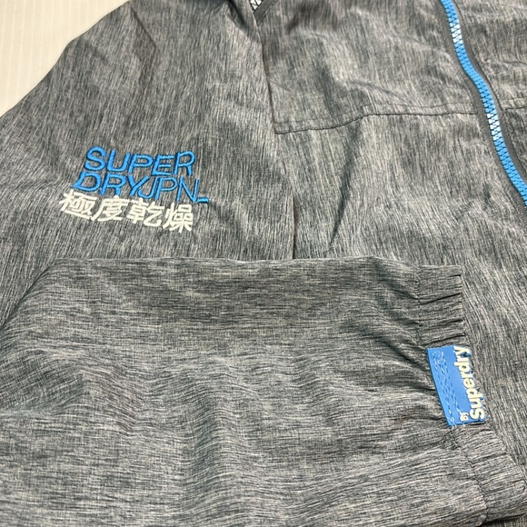 Superdry Men’s Dual Zip Through Cagoule Hooded Windbreaker - Picture 7 of 11